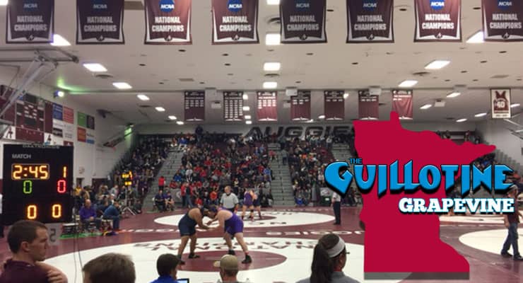 GG21: Rochester’s Randy Rager, Augsburg’s Chad Johnson and Southwest Minnesota State’s Jesse Nelson at the Auggie Open