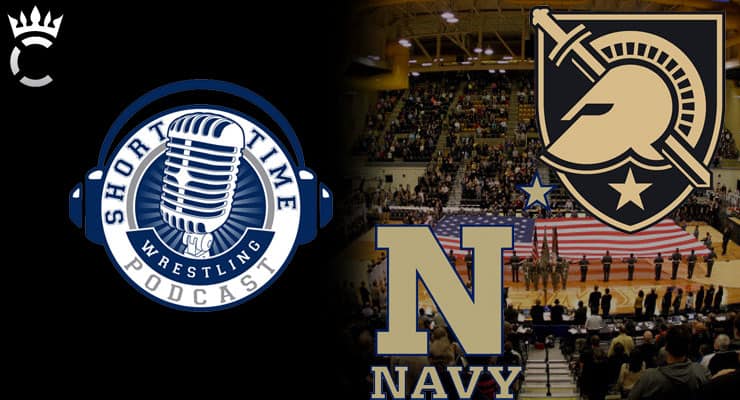 Navy’s Joel Sharratt and Army West Point’s Kevin Ward discuss wrestling’s ARMY-NAVY rivalry – ST310