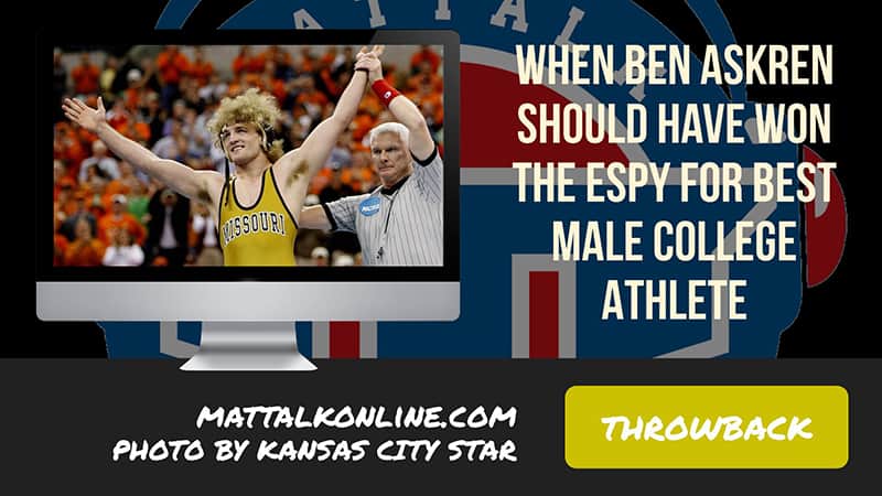 Throwback Blog: When Ben Askren SHOULD have won the ESPY for Best Male College Athlete