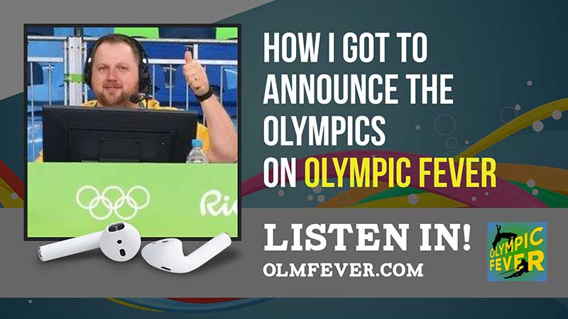 Mat Talk’s Jason Bryant talks with Olympic Fever on how he ended up announcing the Olympics in Rio
