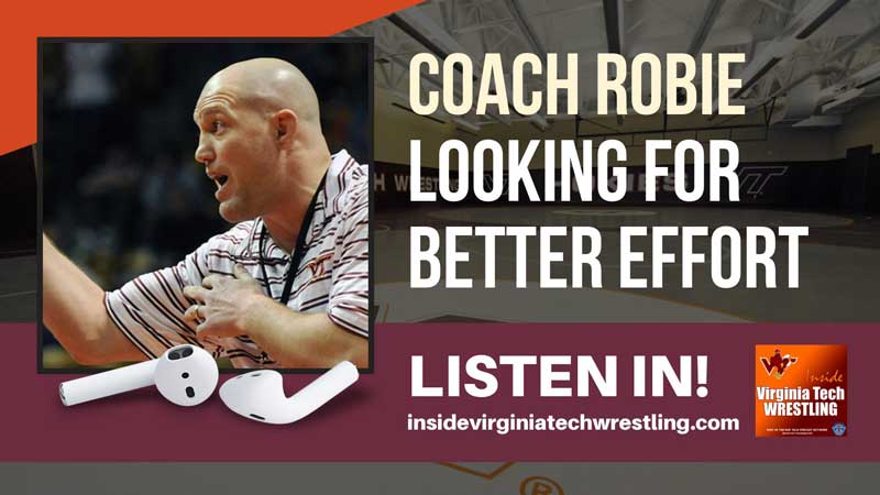 Coach Tony Robie looking for improved effort as Hokies head into dual with Princeton – VT74