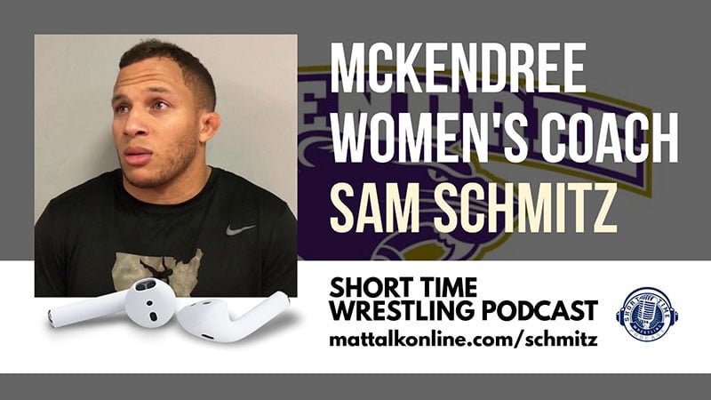 McKendree women’s coach Sam Schmitz and a National Duals title