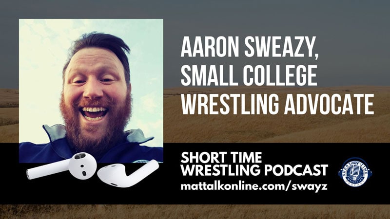 Aaron Sweazy, small college wrestling advocate and forum legend