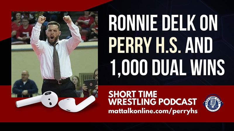 Ronnie Delk, coach of the legendary Perry (Okla.) wrestling program
