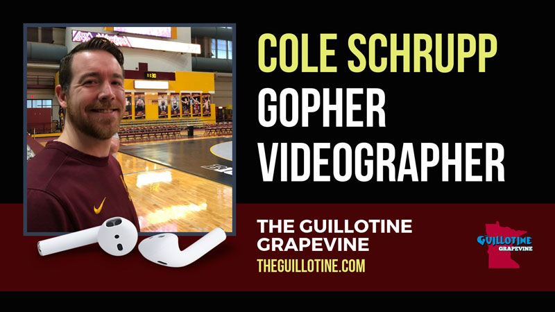 Cole Schrupp provides powerful and popular videos for Gopher wrestling – GG53