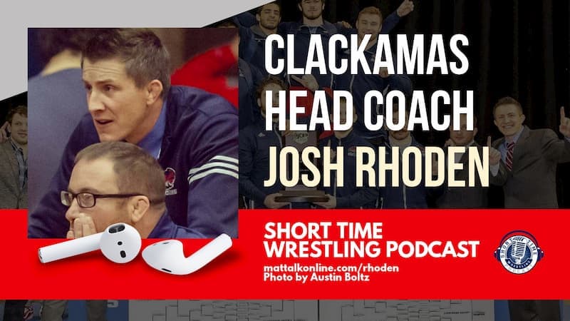 Josh Rhoden, coach of NJCAA National Champions, Clackamas Community College