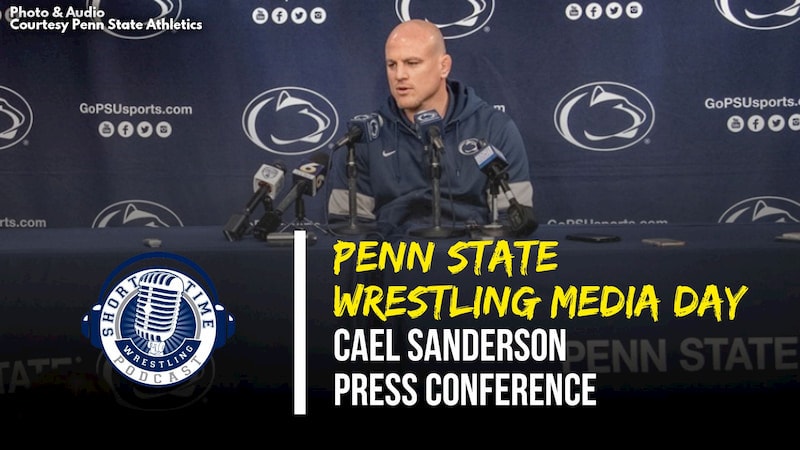 Penn State Media Day with head coach Cael Sanderson