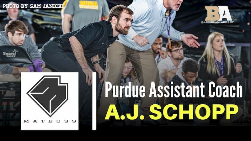 Purdue assistant coach A.J. Schopp – The MatBoss Podcast Ep. 45