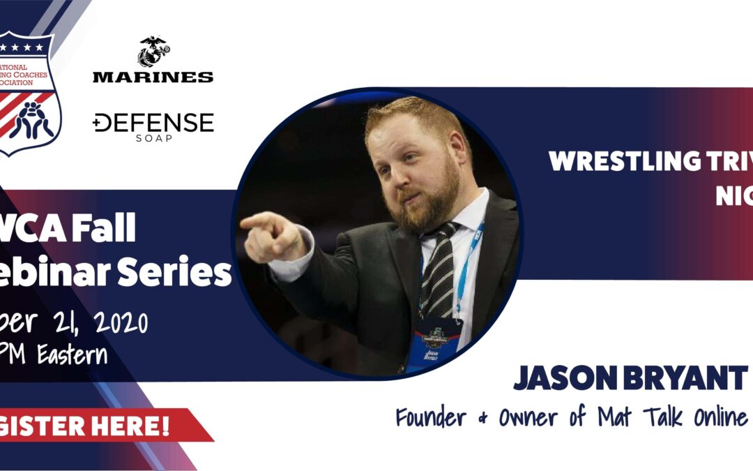 NWCA Webinar Series: Trivia Night #2 hosted by Jason Bryant of Mat Talk Online – SOW8