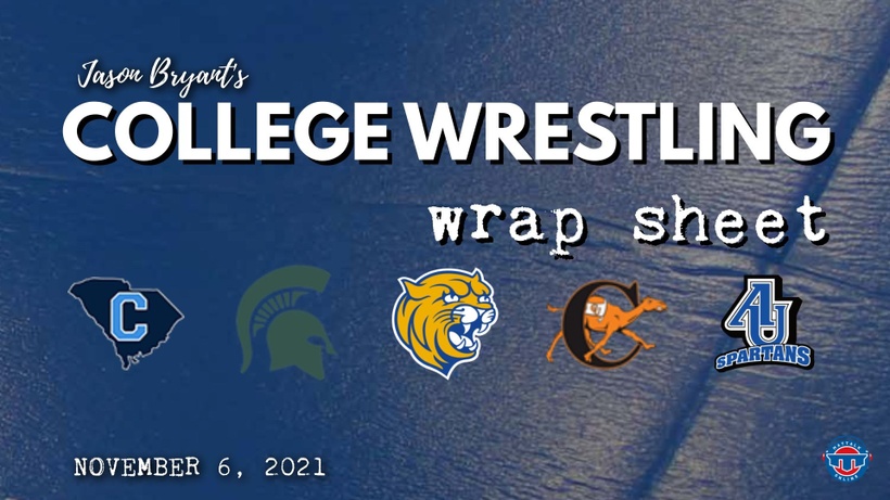 Jason Bryant’s College Wrestling Wrap Sheet – November 6, 2021