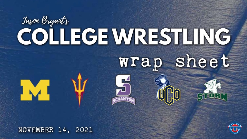 Jason Bryant’s College Wrestling Wrap Sheet – November 14, 2021