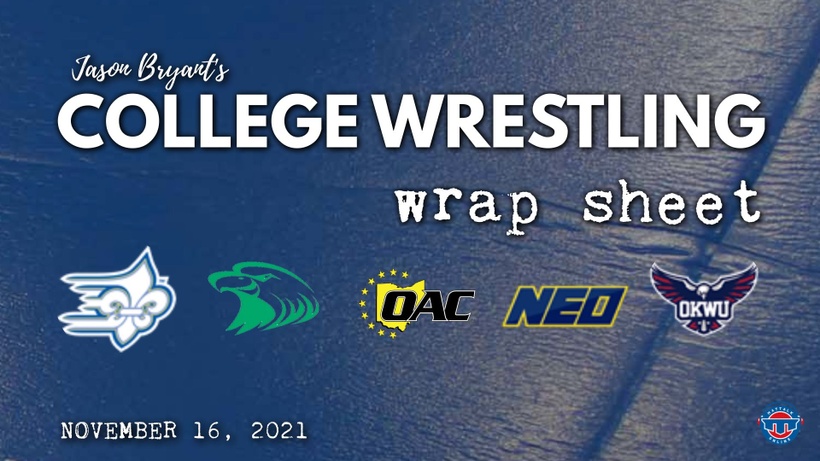 Jason Bryant’s College Wrestling Wrap Sheet – November 16, 2021