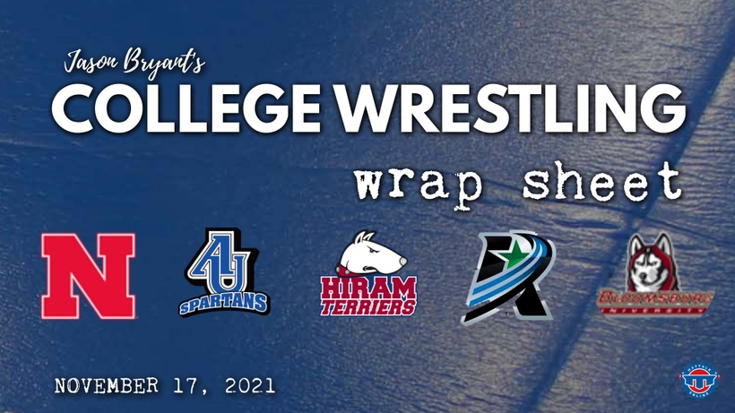 Jason Bryant’s College Wrestling Wrap Sheet – November 17, 2021