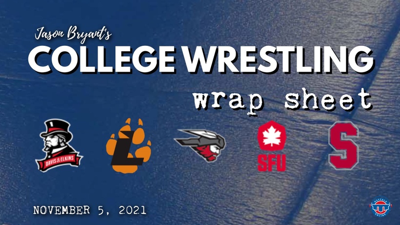 Jason Bryant’s College Wrestling Wrap Sheet – November 5, 2021