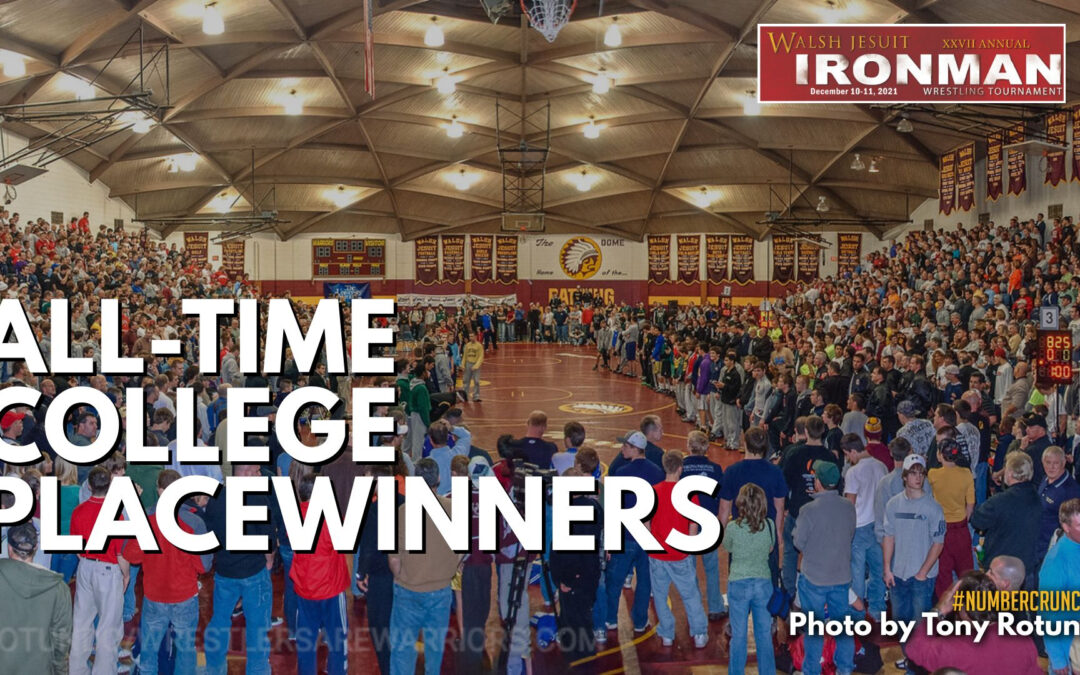 Walsh Ironman: All-Time College Placewinners