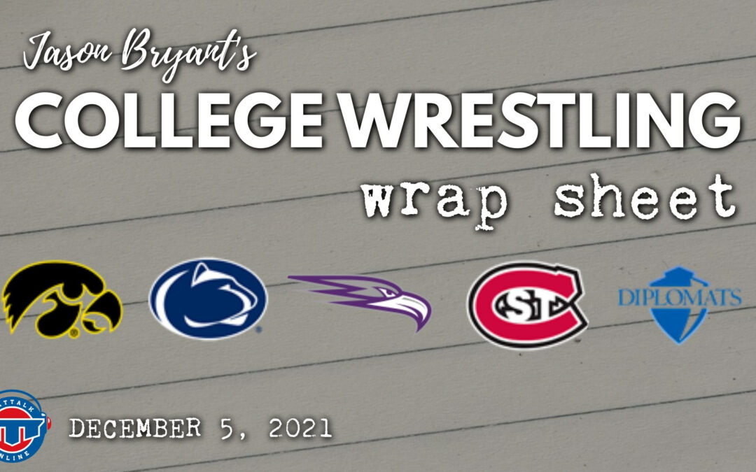 Jason Bryant’s College Wrestling Wrap Sheet – December 5, 2021