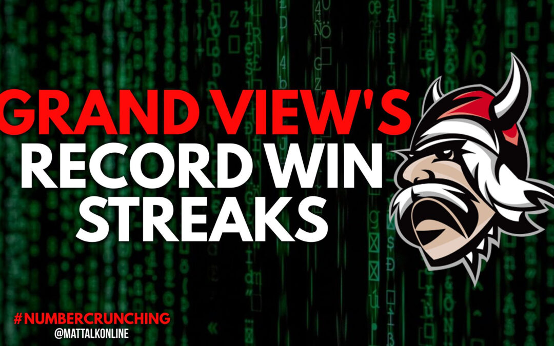 Grand View’s record dual meet win streaks