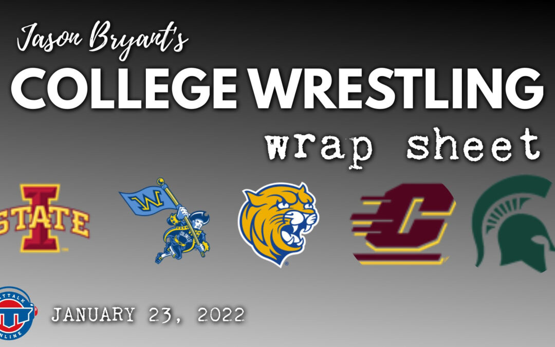 Jason Bryant’s College Wrestling Wrap Sheet – January 23, 2022