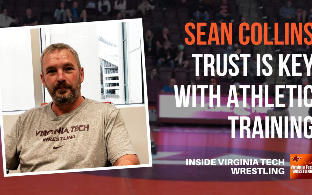 Athletic Trainer Sean Collins is on the front lines for Hokies wrestling – VT110