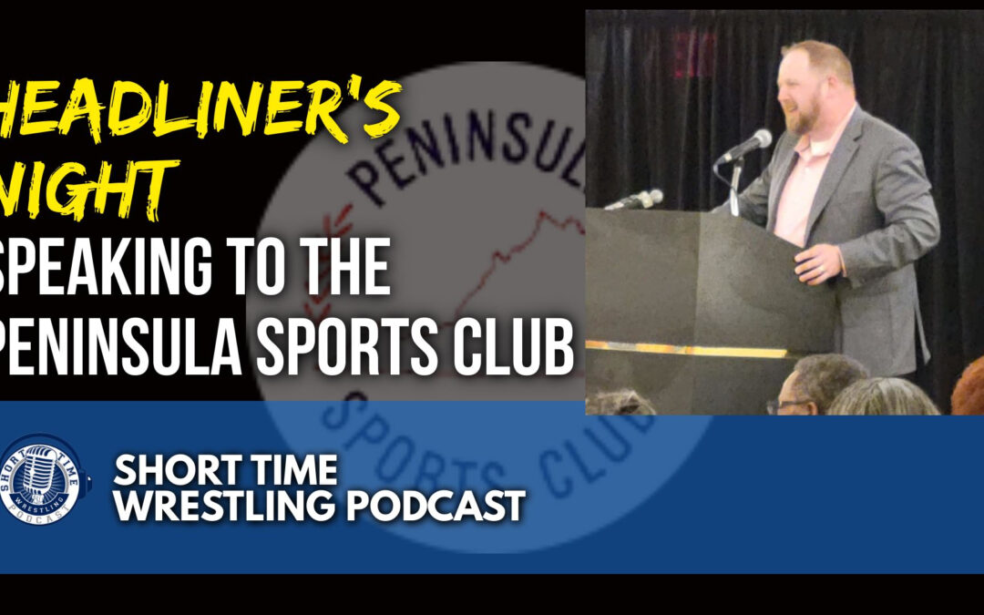 Speaking at the Peninsula Sports Club’s Headliner’s Night