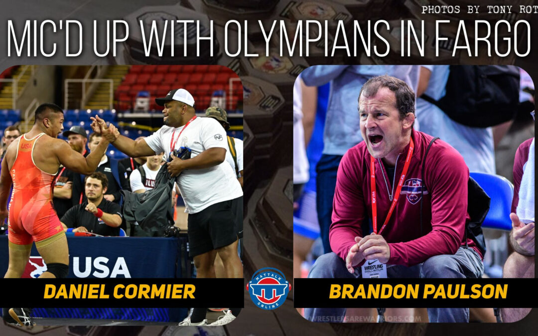 Olympians Daniel Cormier and Brandon Paulson mic’d up #Fargo2022