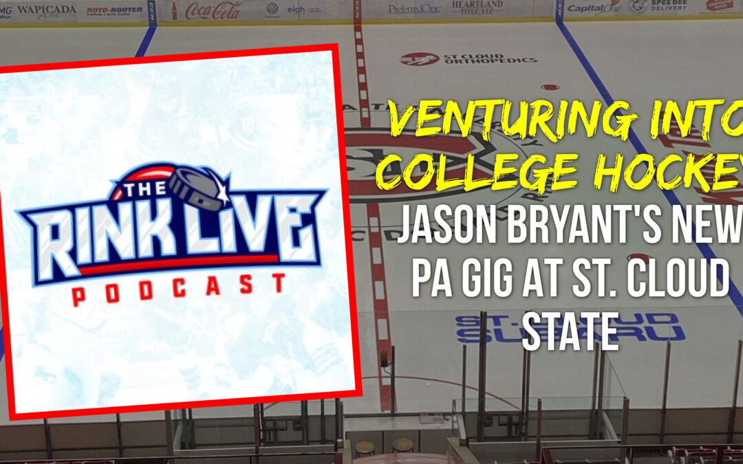 The Rink Live: Jason Bryant discusses how he got the SCSU men’s hockey public address job, his background, the Olympics