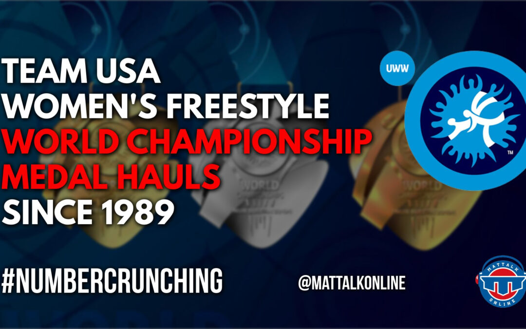 Medal Counts: Team USA at the World Championships since 1989 (Women’s Freestyle)