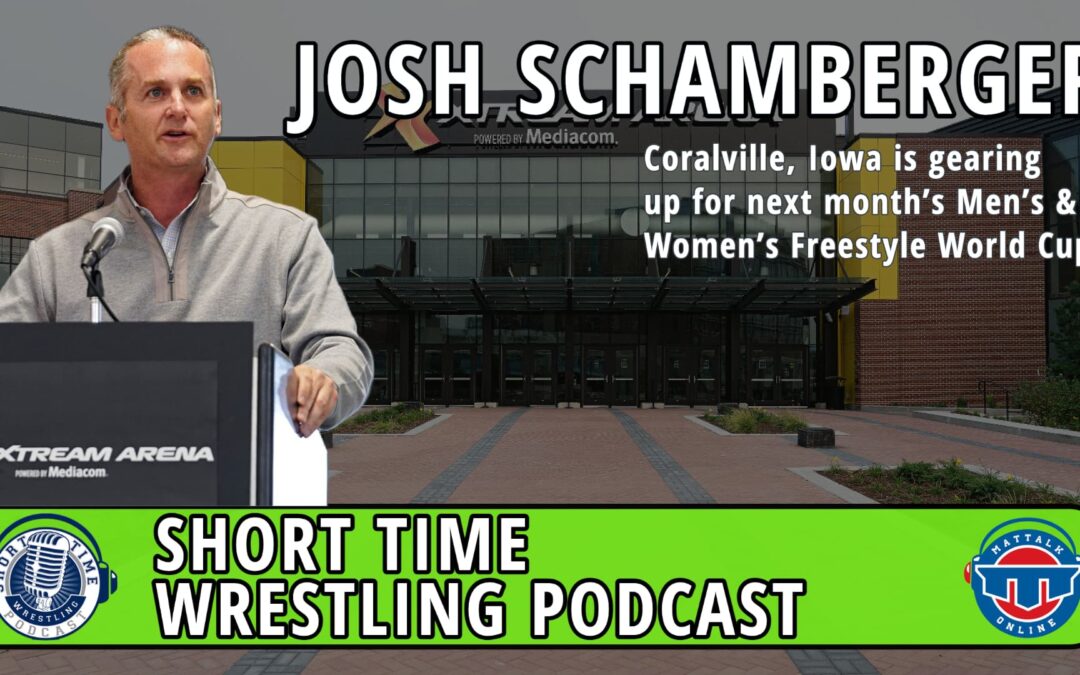 World Cup host Josh Schamberger had wrestling in mind with Coralville’s Xtream Arena