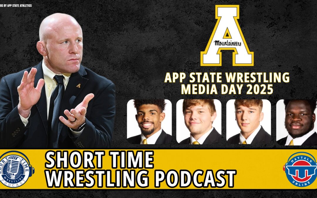 App State Wrestling Media Day with JohnMark Bentley, Tomas Brooker, Jerry Price, Kaden Keiser, and Stephan Monchery